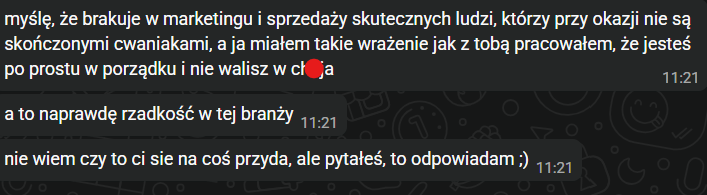 Opinia Tomka o współpracy z Arturem
