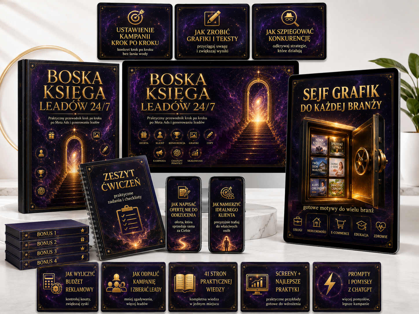 Boska Księga Leadów 24/7 — poradnik, bonusy i materiały